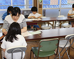 津市そろばん教室 授業風景