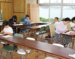 津市そろばん教室 授業風景